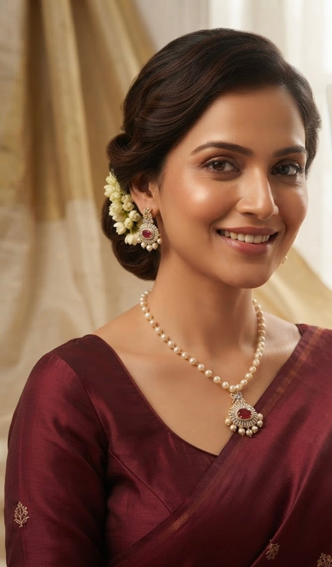 Elegant pearl necklace