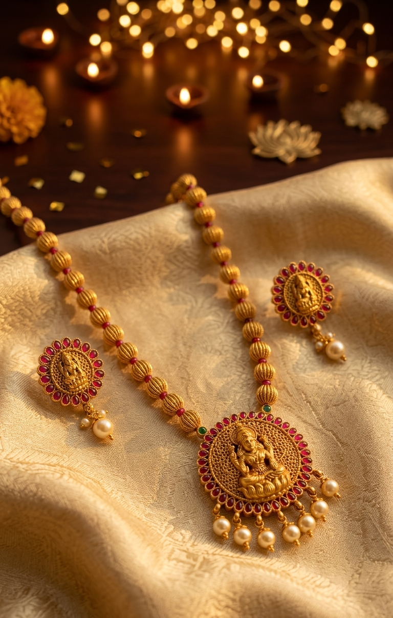 Lakshmi Pendent Necklace
