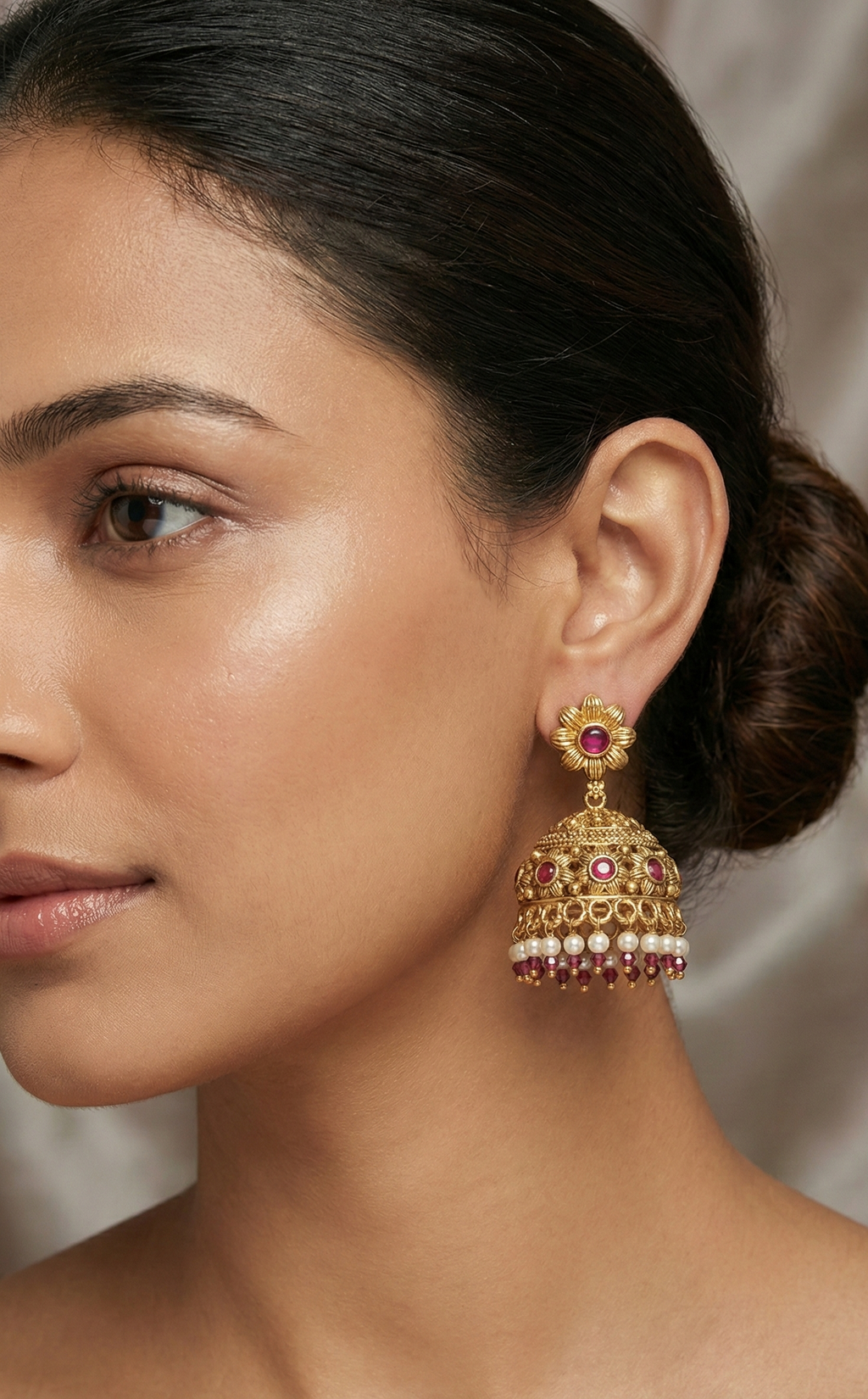The Rajvari Jhumkas