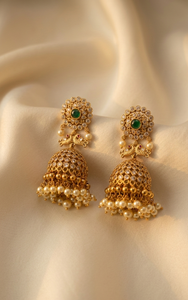 The Trinity Jhumkas