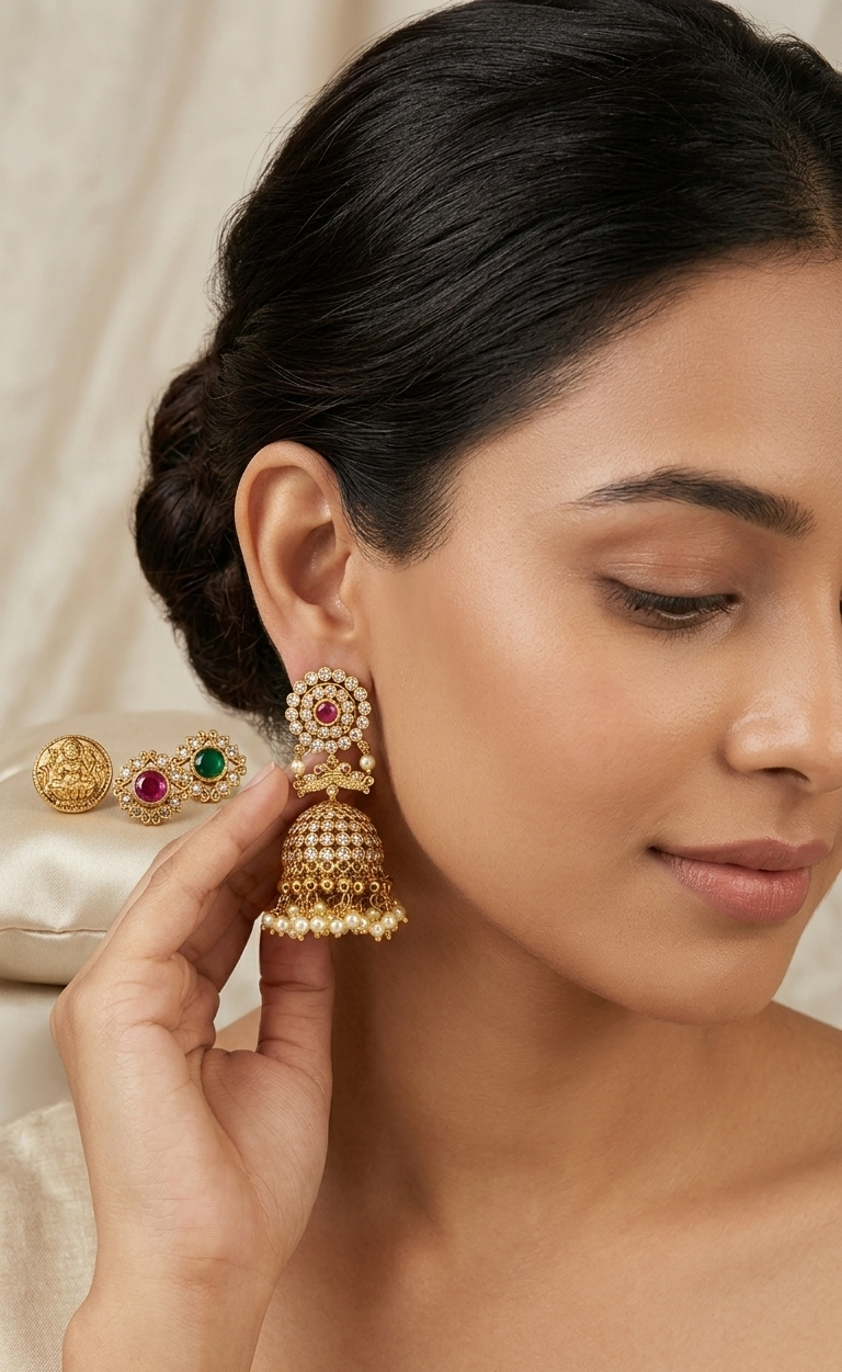 The Trinity Jhumkas